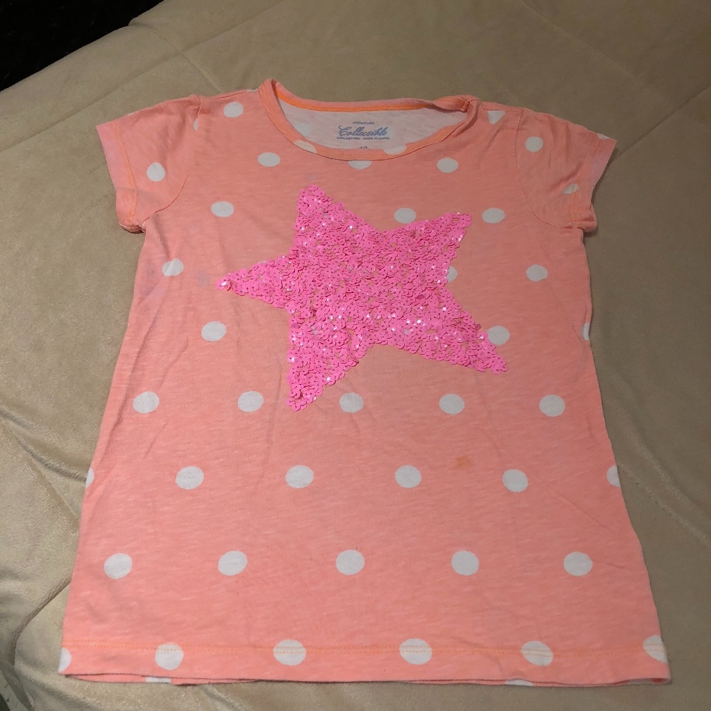 Crewcuts Collectible Polkadot & Pink Sequence Star